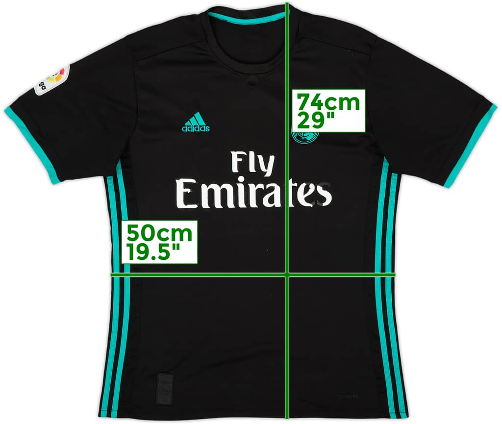 2017-18 Real Madrid Camiseta Visitante - 5/10 - (M)