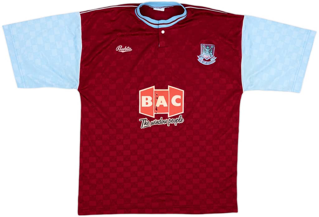 1990-91 West Ham Home Shirt - 5/10 - (M)