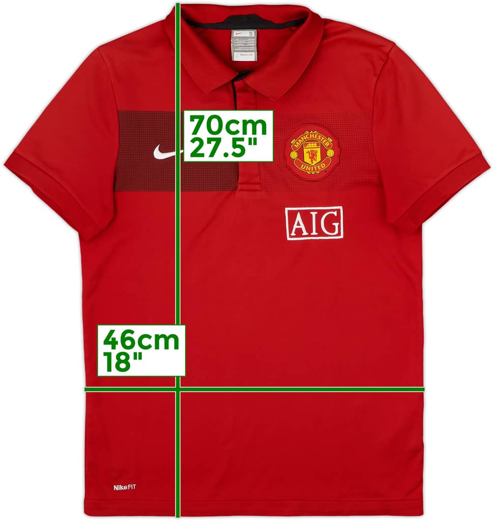 Polo Nike del Manchester United 2009-10 - 10/10 - (S)