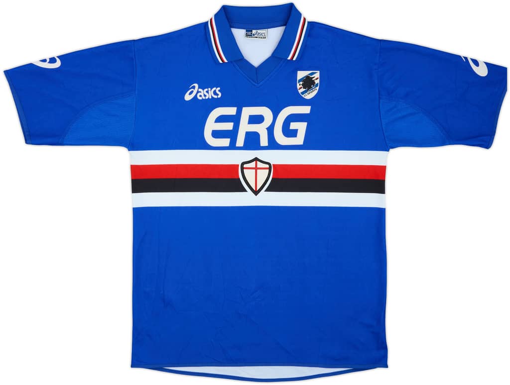 Camiseta de local de la Sampdoria 2003-04 - 8/10 - (L)