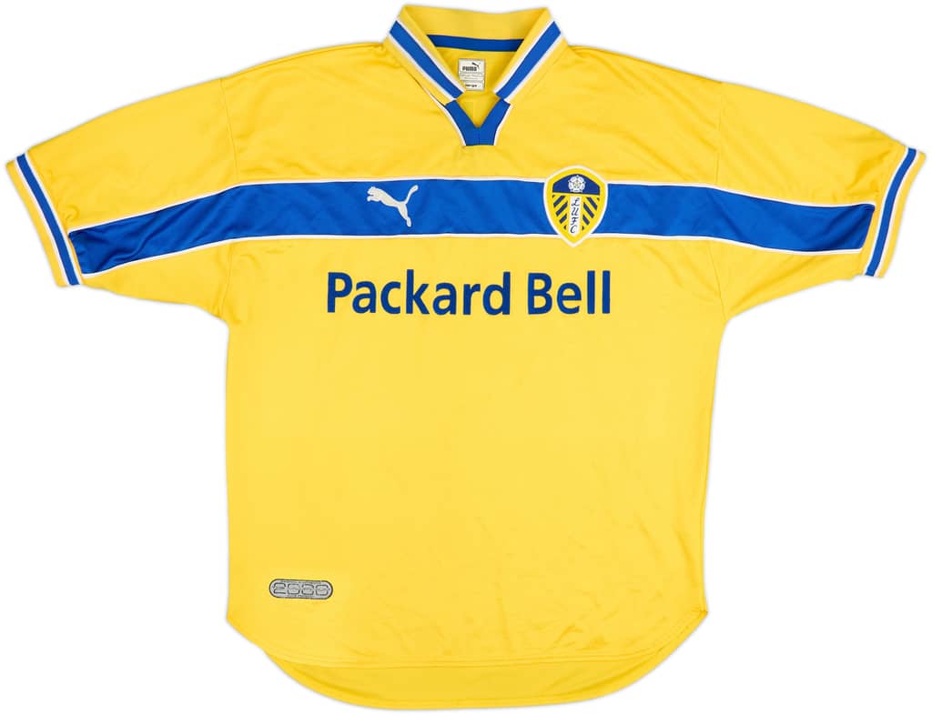1999-00 Leeds United Third Shirt Haaland #4 - 8/10 - (L)