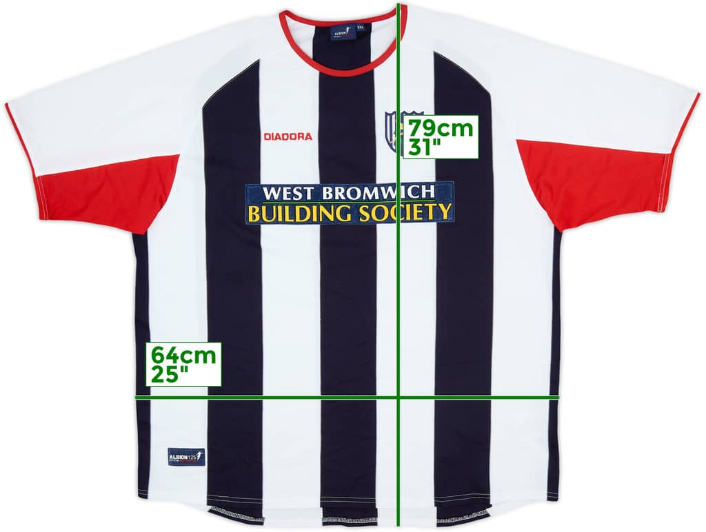 2003-04 West Brom Home Shirt - 8/10 - (XXL)