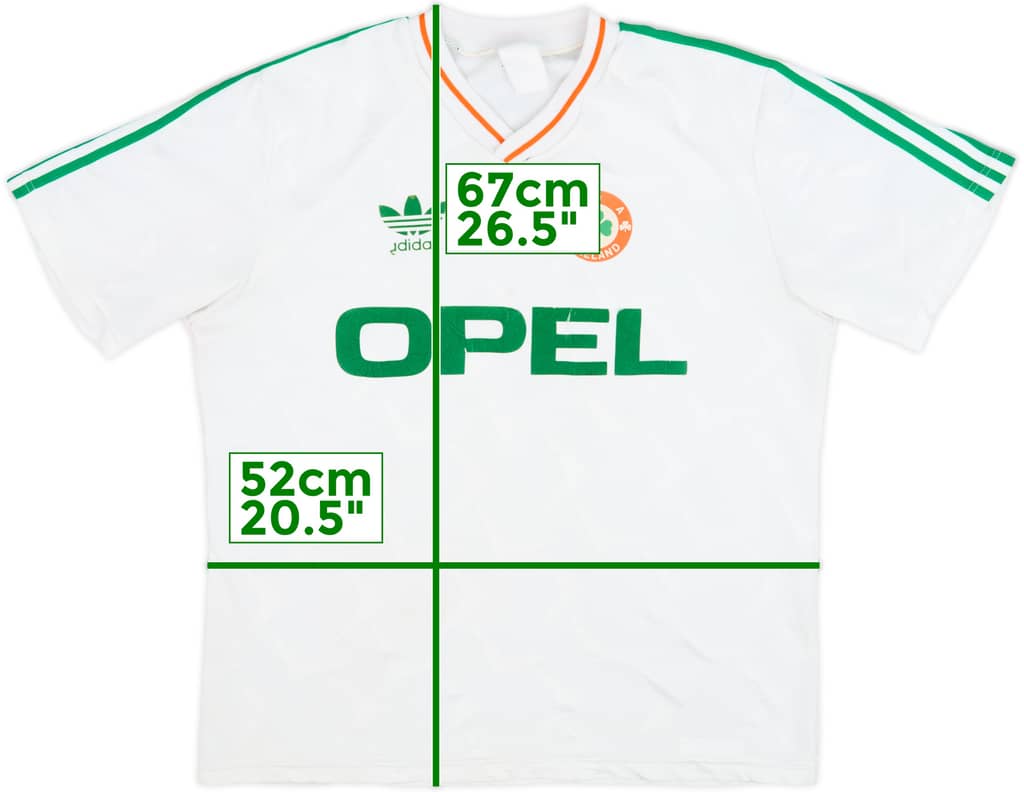 1990-92 Ireland Away Shirt - 5/10 - (L)