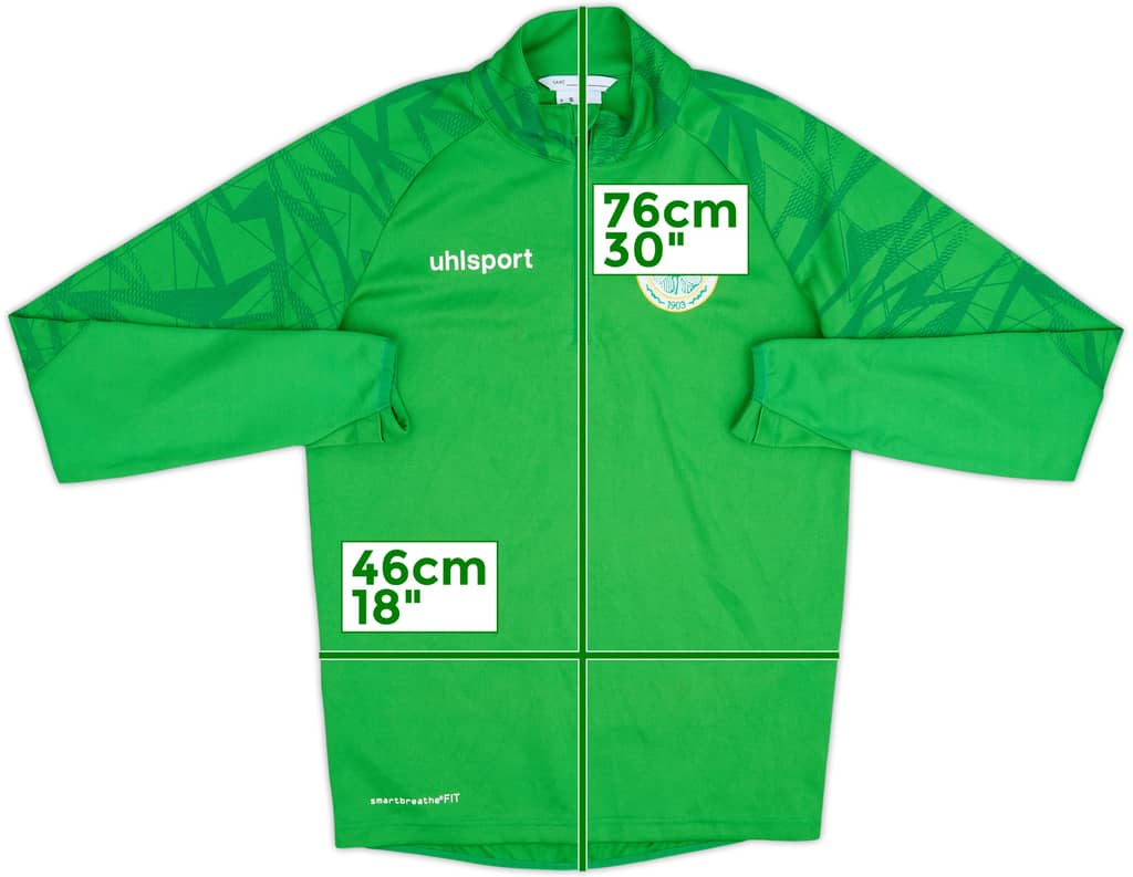 2022-23 Lurgan Celtic Uhlsport Sudadera de entrenamiento con cremallera 1/4 - 8/10 - (S)