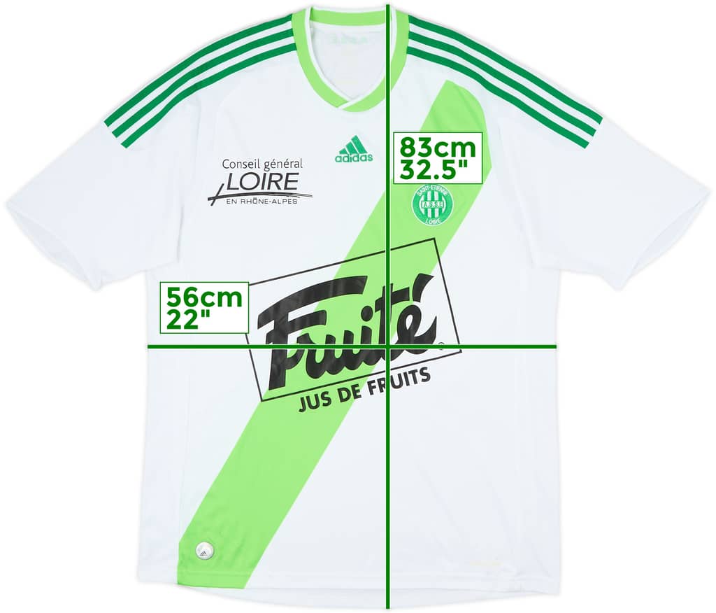 2009-10 Saint Etienne Away Shirt - 7/10 - (L)