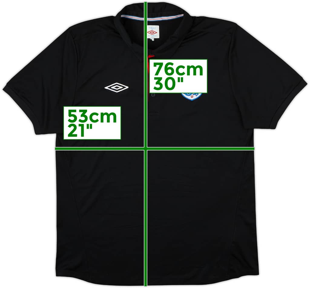 2010-11 England Umbro Polo Shirt - 9/10 - (L)