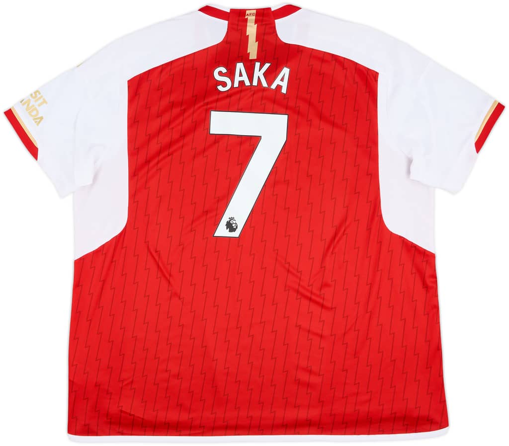 2023-24 Arsenal Home Shirt Saka #7 - 7/10 - (3XL)