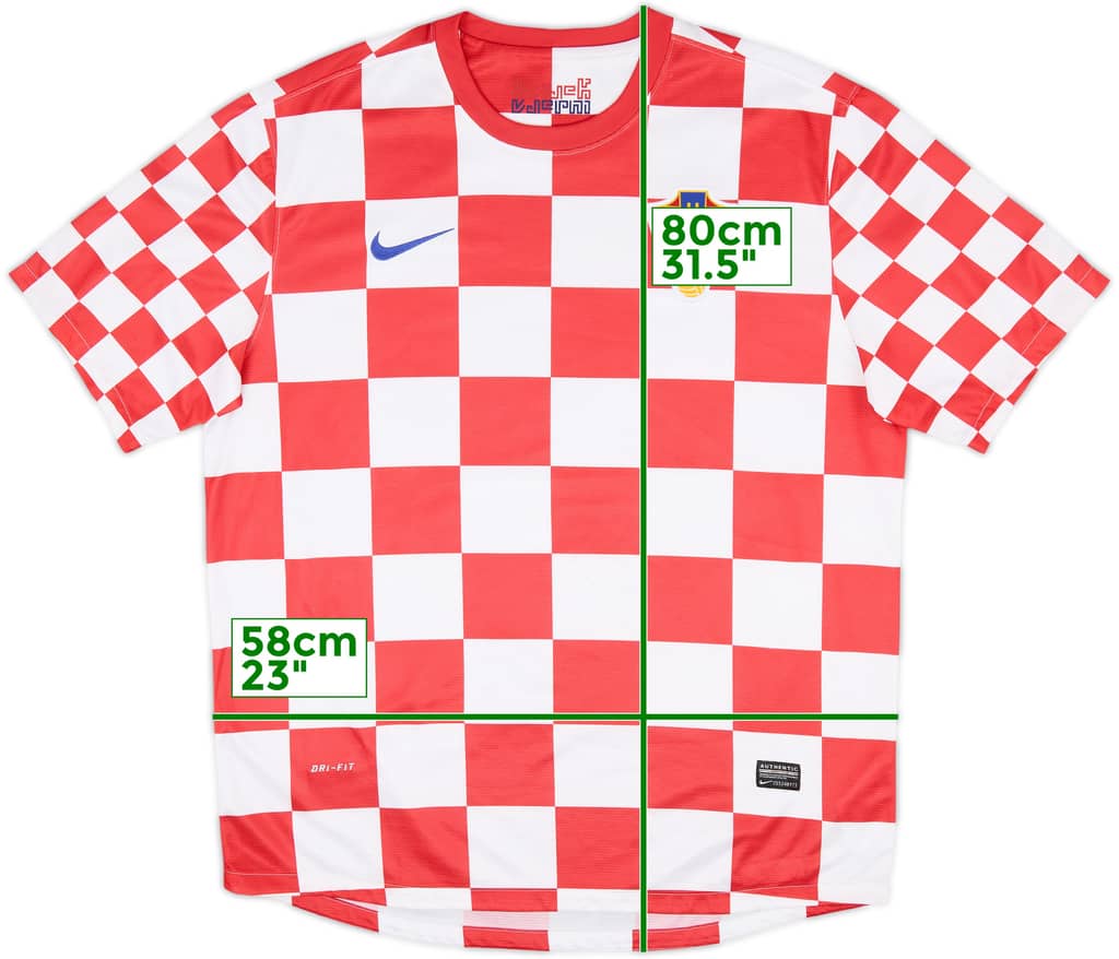 2012-14 Croatia Home Shirt - 9/10 - (XL)