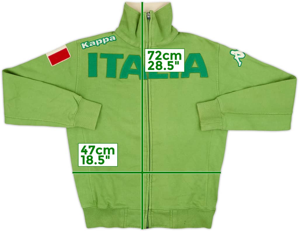 Chaqueta de chándal Kappa de Italia 2009-10 - 7/10 - (S)