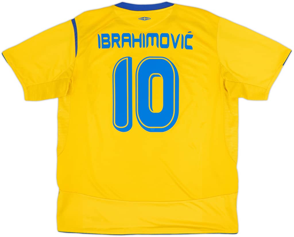 2005-06 Sweden Home Shirt Ibrahimovic #10
