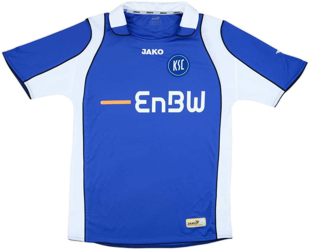 2007-08 Karlsruhe Home Shirt - 9/10 - (S)