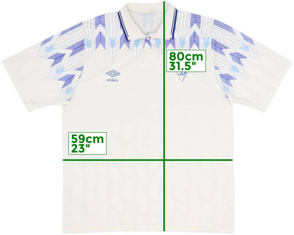 1990-92 Dynamo Moscow Away Shirt - 8/10 - (XL)