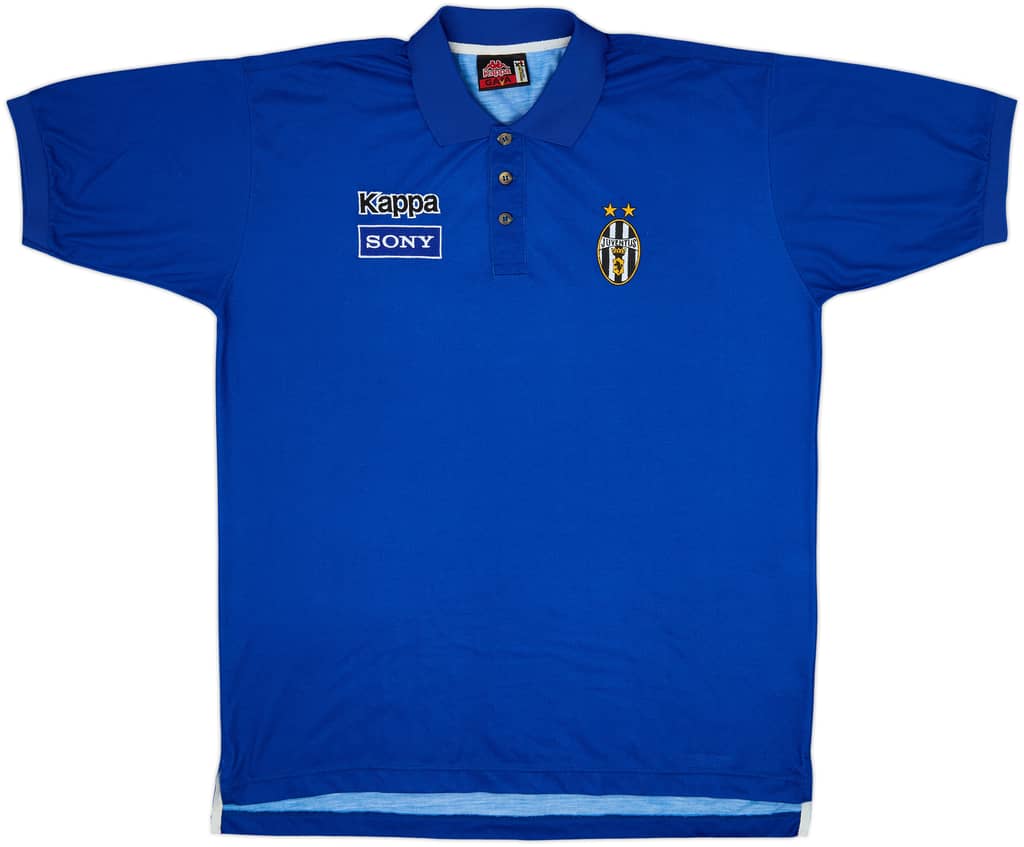 1995-96 Juventus Kappa Polo Shirt - 9/10 - (XL)