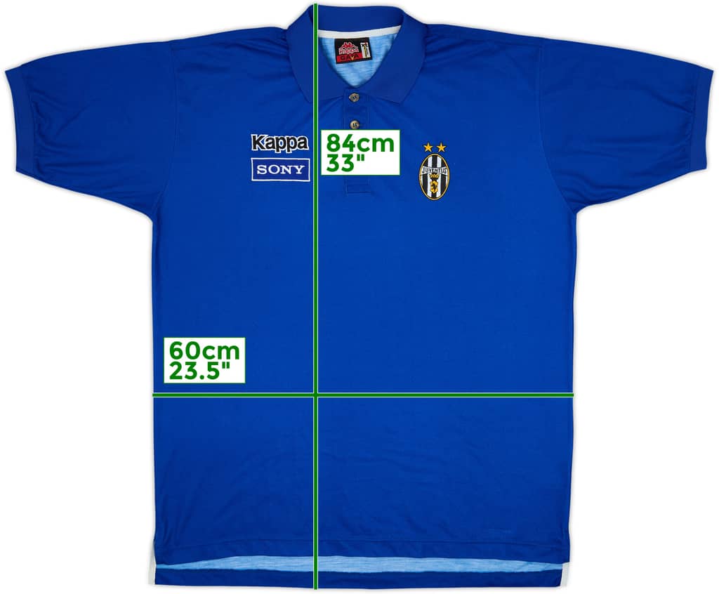 1995-96 Juventus Kappa Polo Shirt - 9/10 - (XL)
