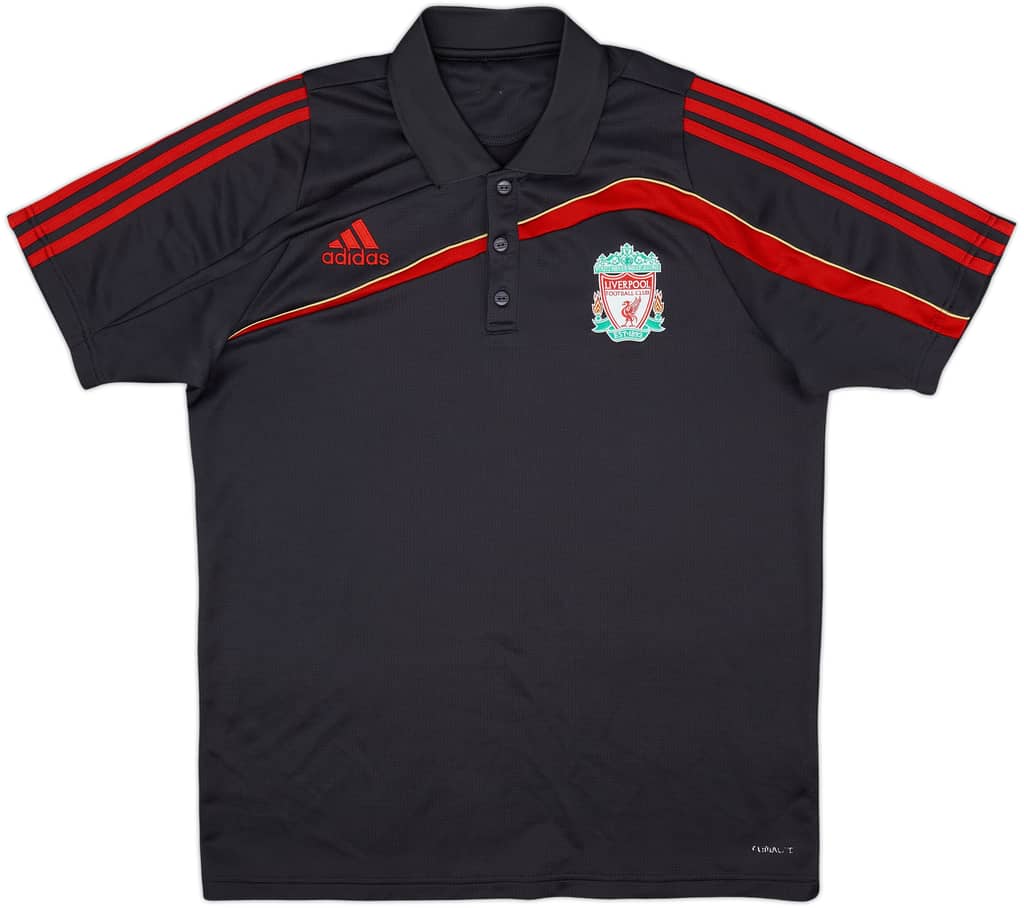 2009-10 Liverpool adidas Polo Shirt - 8/10 - (L)