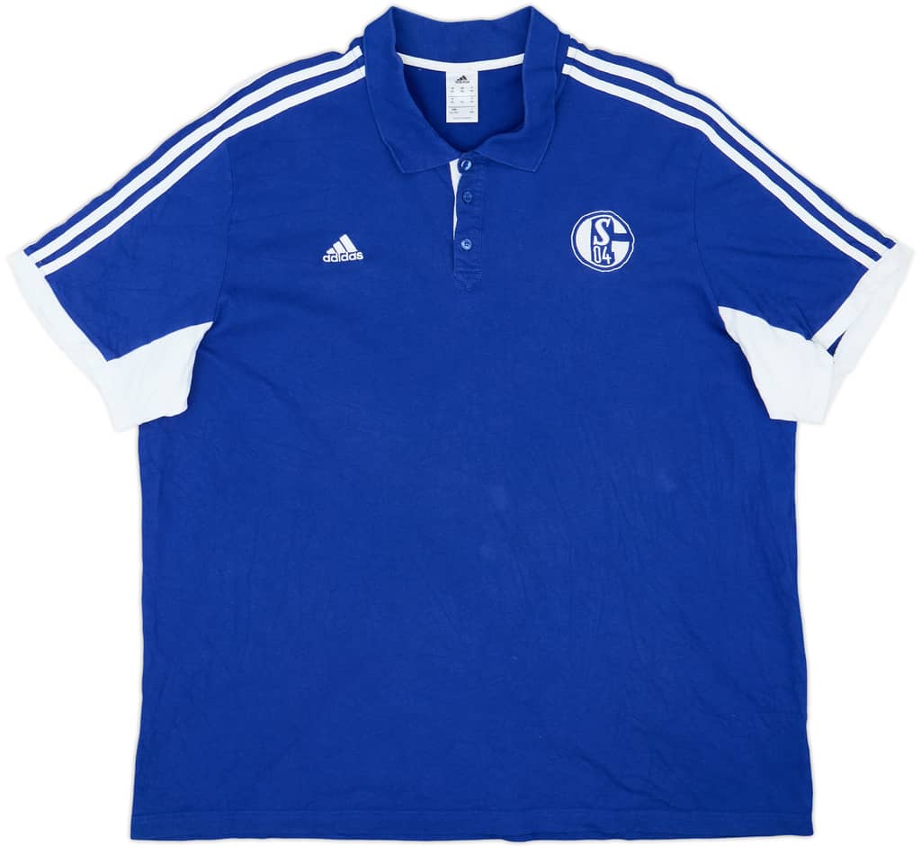 2013-14 Schalke adidas Polo Shirt - 6/10 - (3XL)