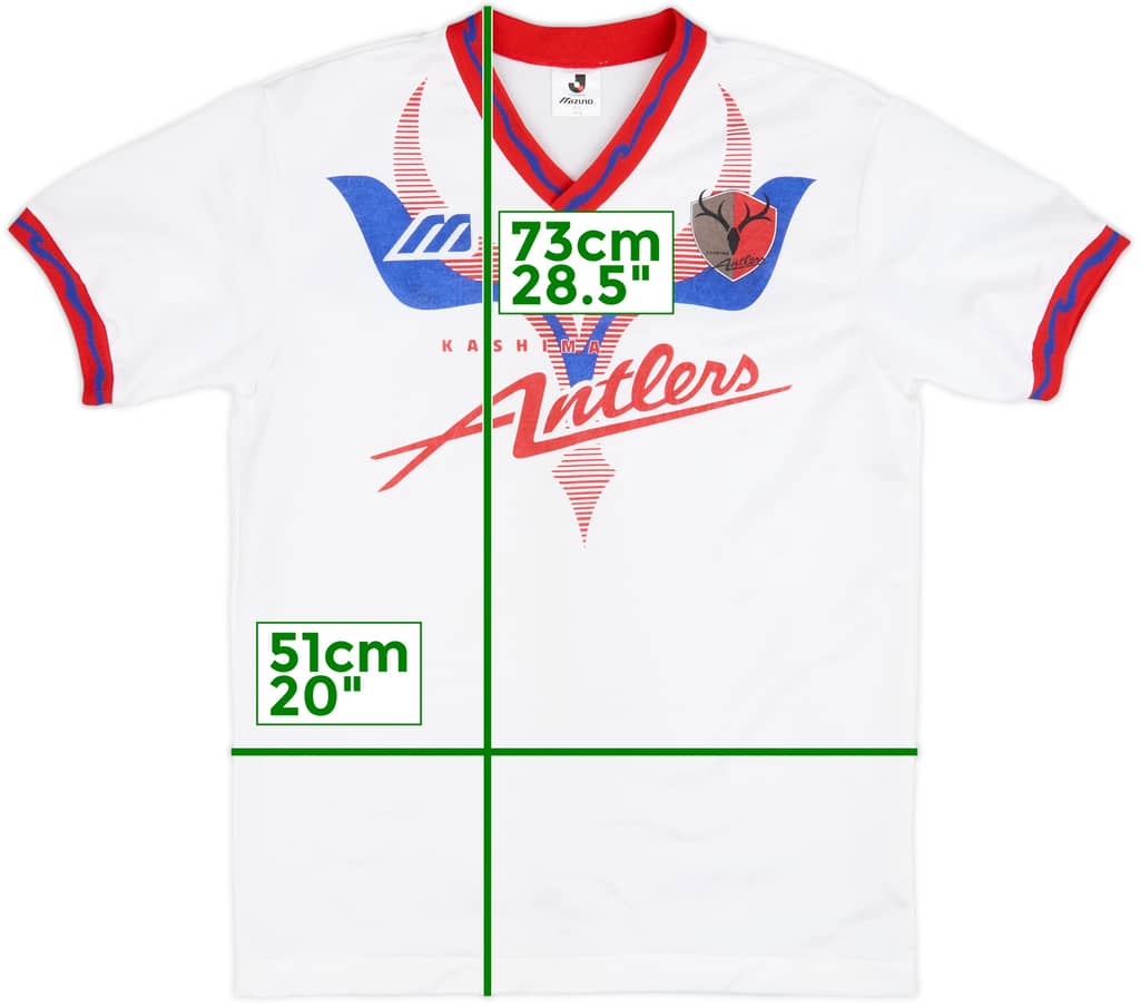 Camiseta de entrenamiento Mizuno de Kashima Antlers 1993 - 9/10 - (M/L)