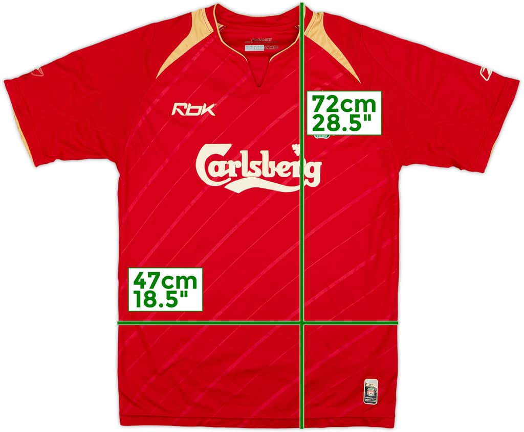 2005-06 Liverpool CL Home Shirt - 5/10 - (S)