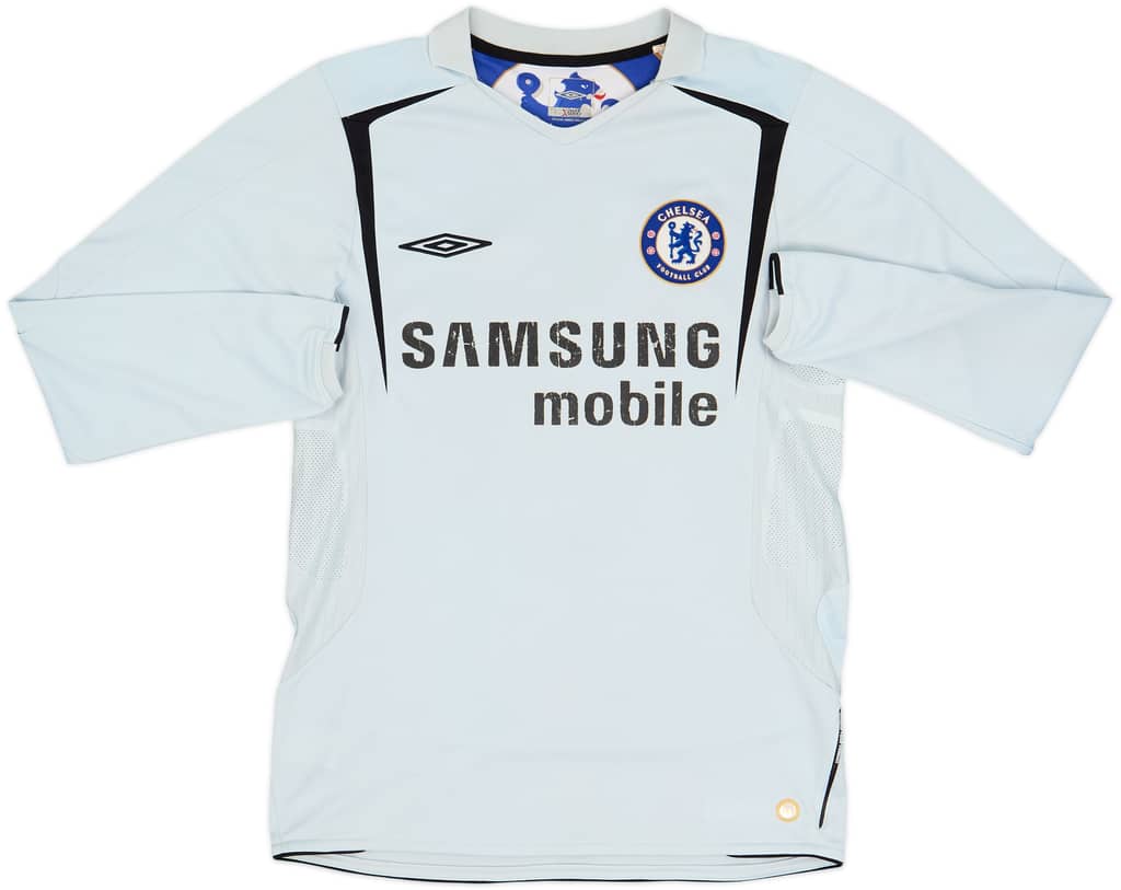 2005-06 Chelsea Away L/S Shirt - 5/10 - (S)