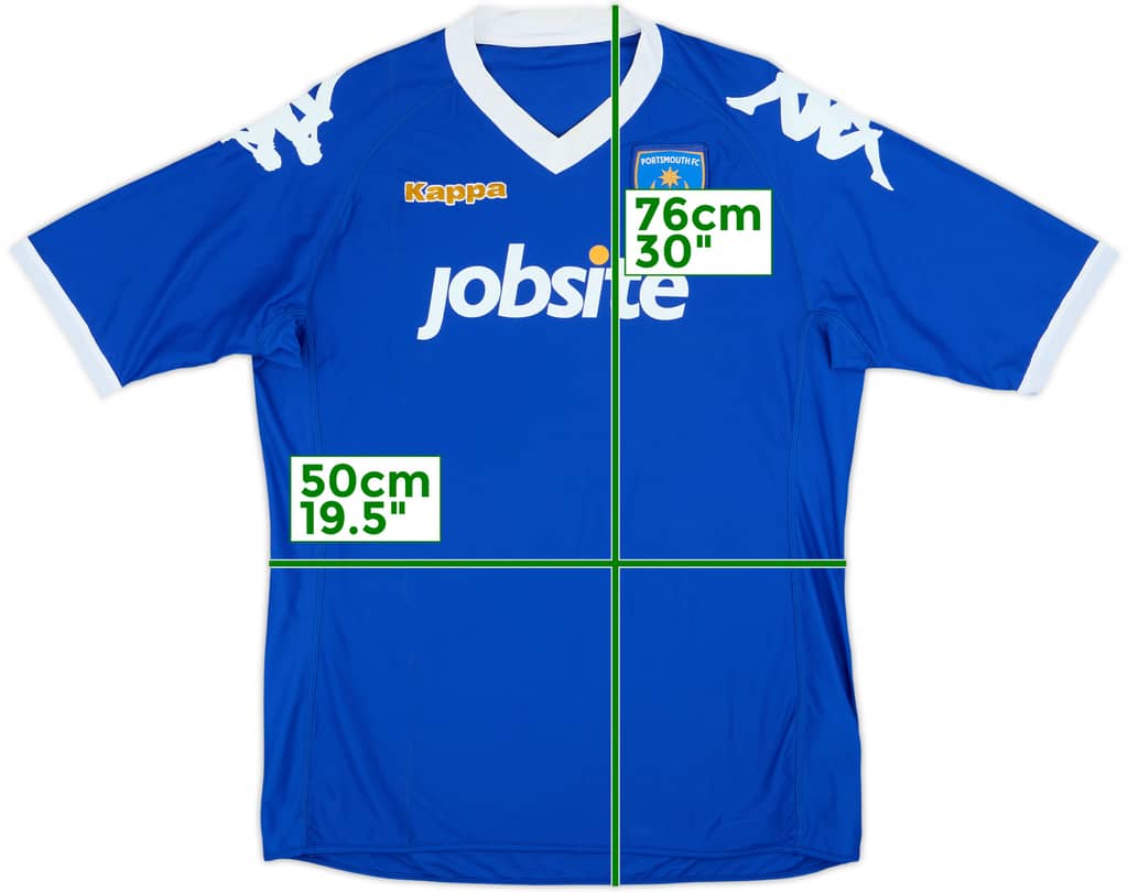 2010-11 Portsmouth Home Shirt - 6/10 - (L)