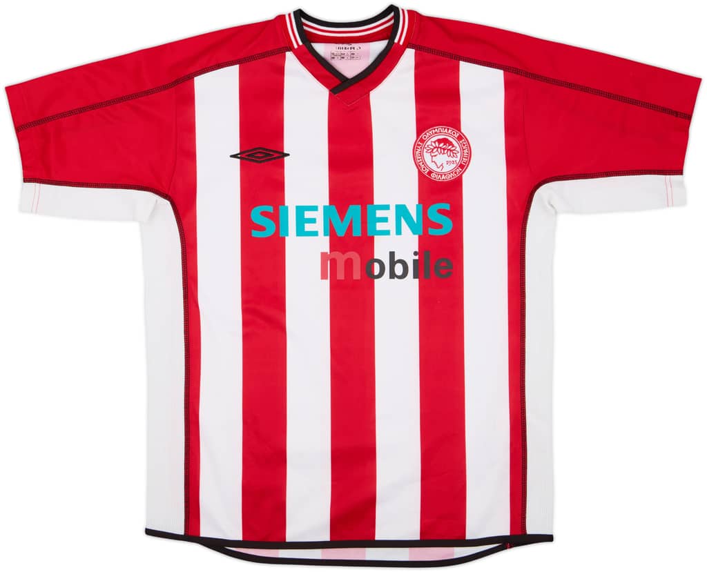 2002-03 Olympiakos Home Shirt - 8/10 - (S)