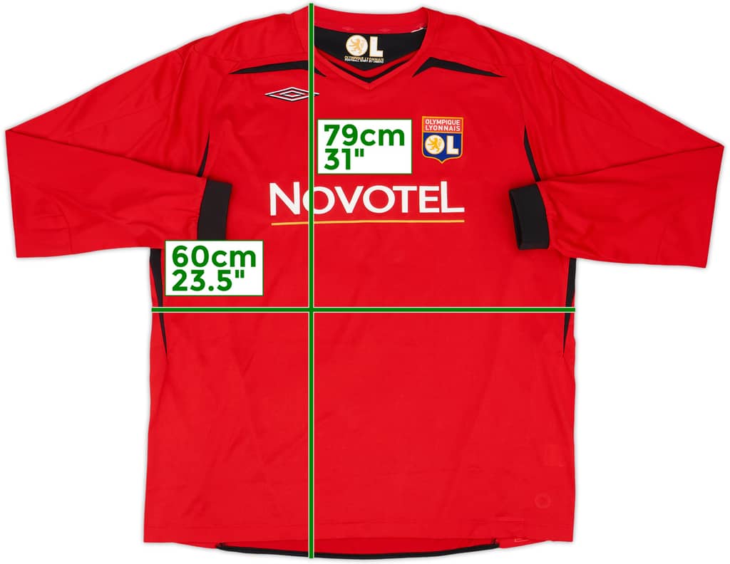 2007-08 Lyon GK Shirt - 8/10 - (XXL)