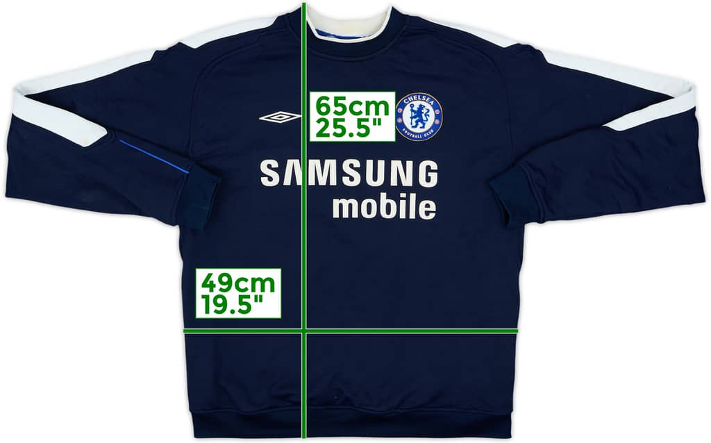 2005-06 Chelsea Umbro Sweat Top - 7/10 - (M)