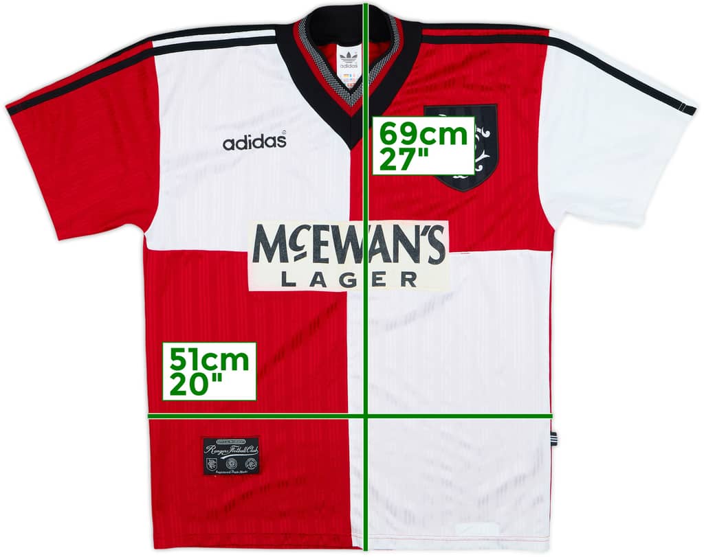 1995-96 Rangers Away Shirt - 8/10 - (M)