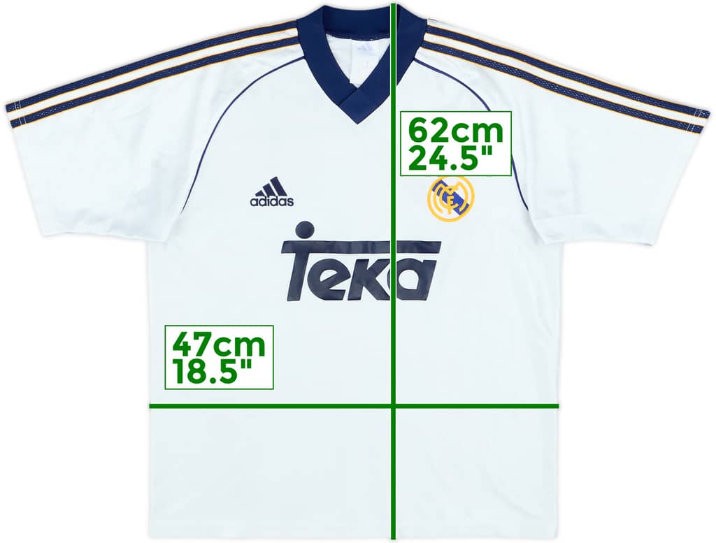 1998-00 Real Madrid Home Shirt - 9/10 - (L.Boys)