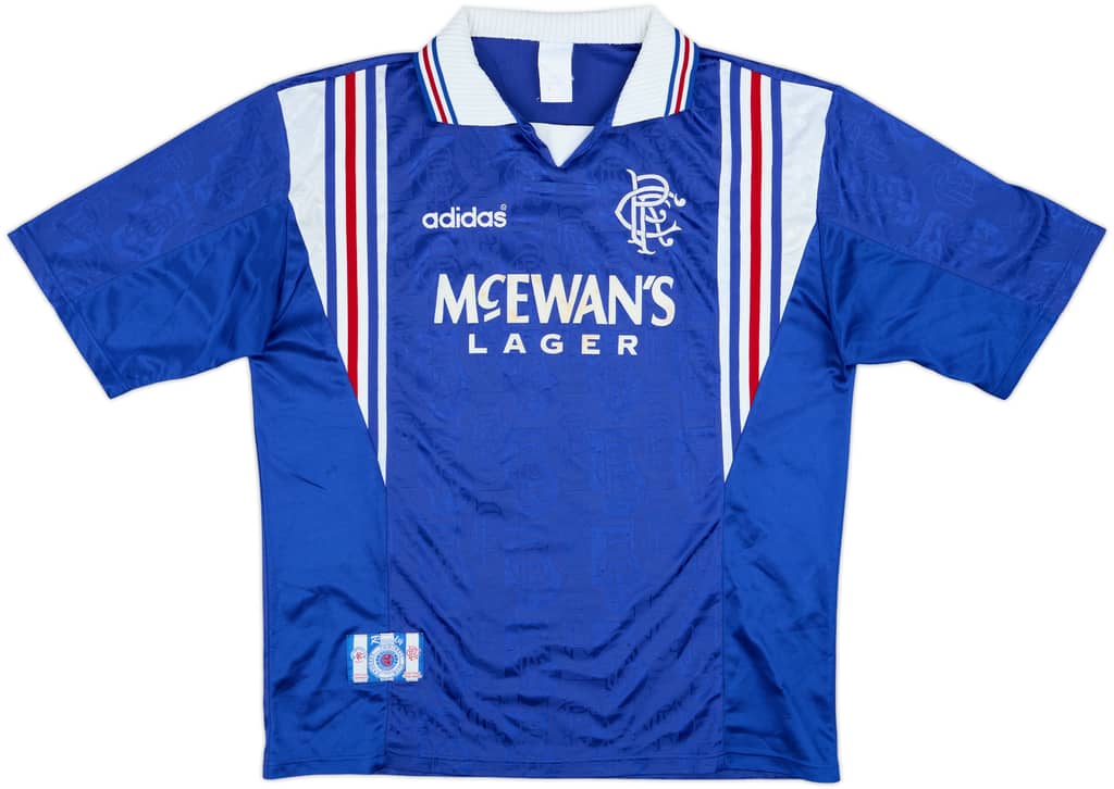 1996-97 Rangers Home Shirt - 8/10 - (XL)