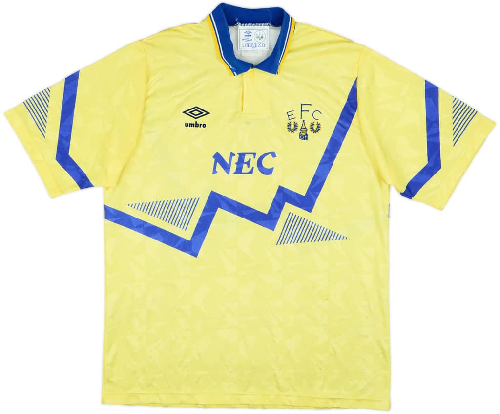 1990-92 Everton Away Shirt - 8/10 - (L)