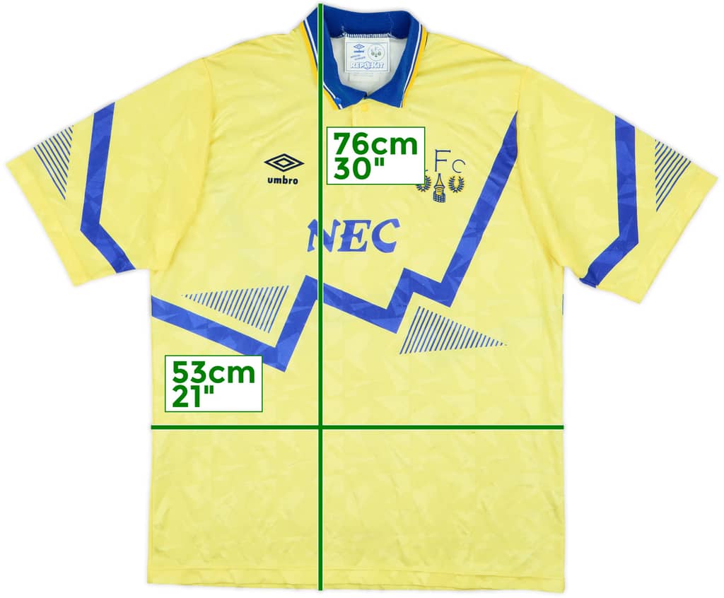 1990-92 Everton Away Shirt - 8/10 - (L)