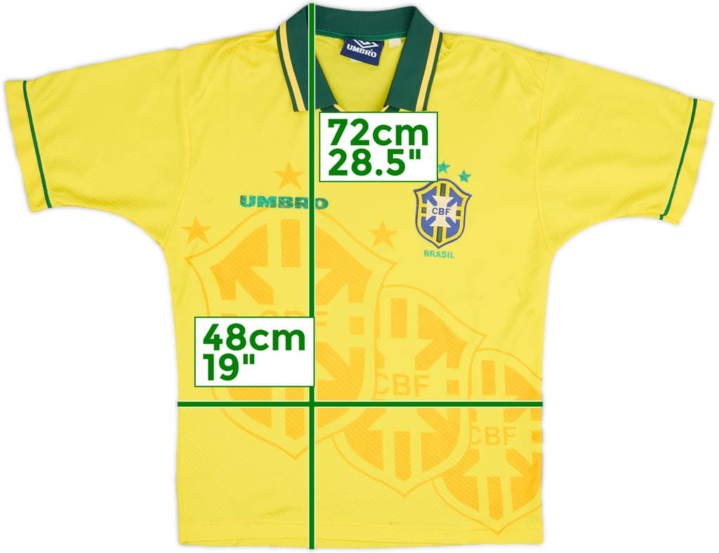 1994 Brazil Home Shirt - 5/10 - (L)