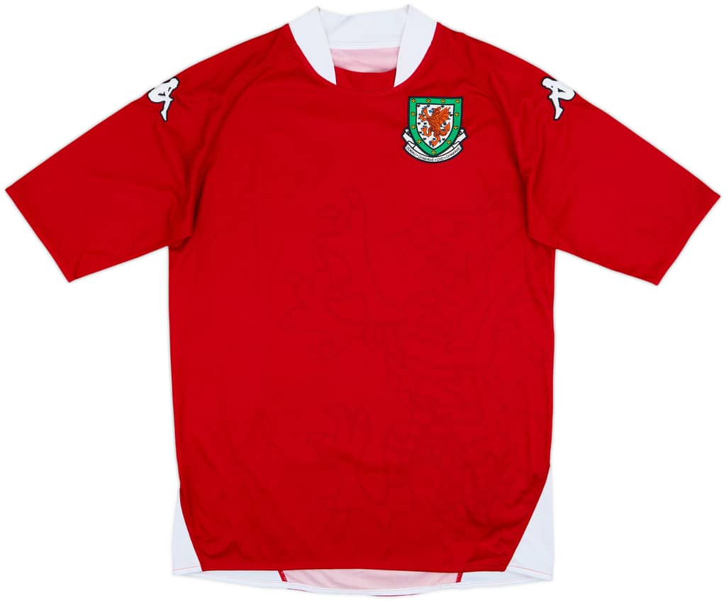 2007-08 Wales Home Shirt - 9/10 - (L)