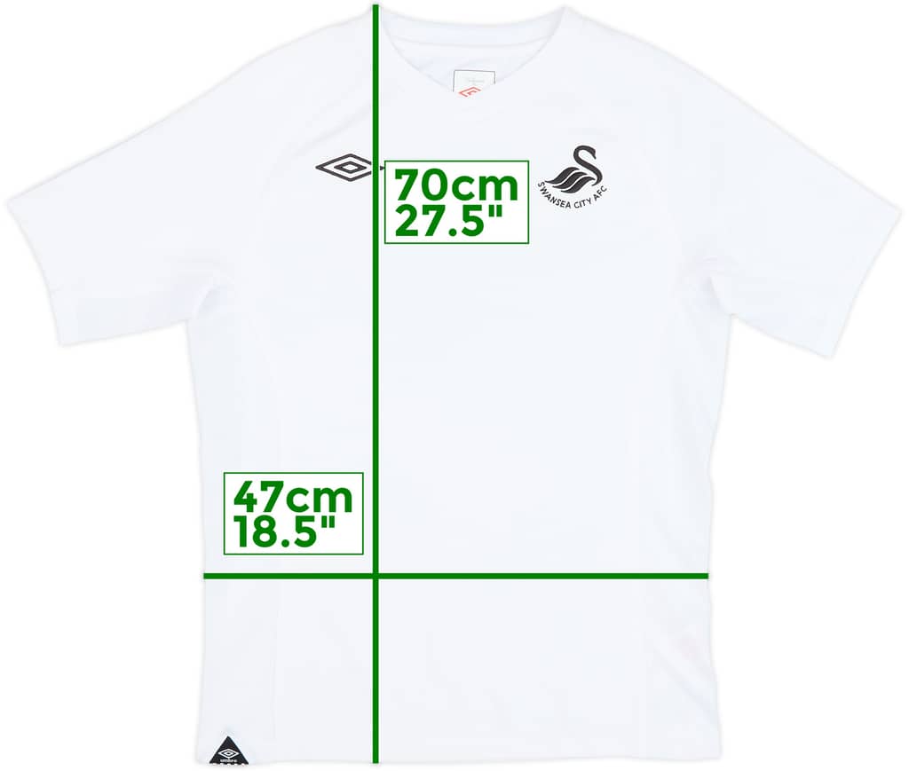 2010-11 Swansea Home Shirt - 10/10 - (S)