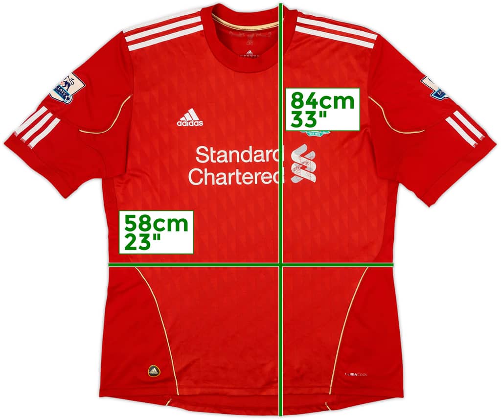 2010-12 Liverpool Home Shirt - 5/10 - (XL)