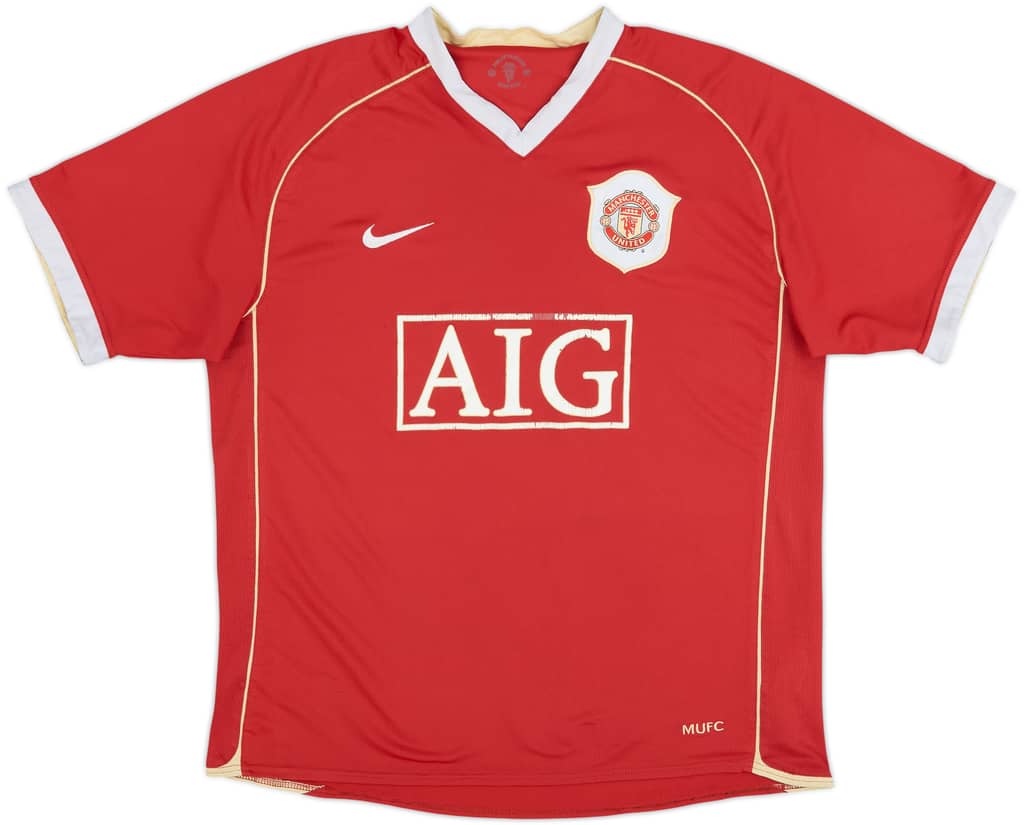 2006-07 Manchester United Home Shirt - 5/10 - (L)