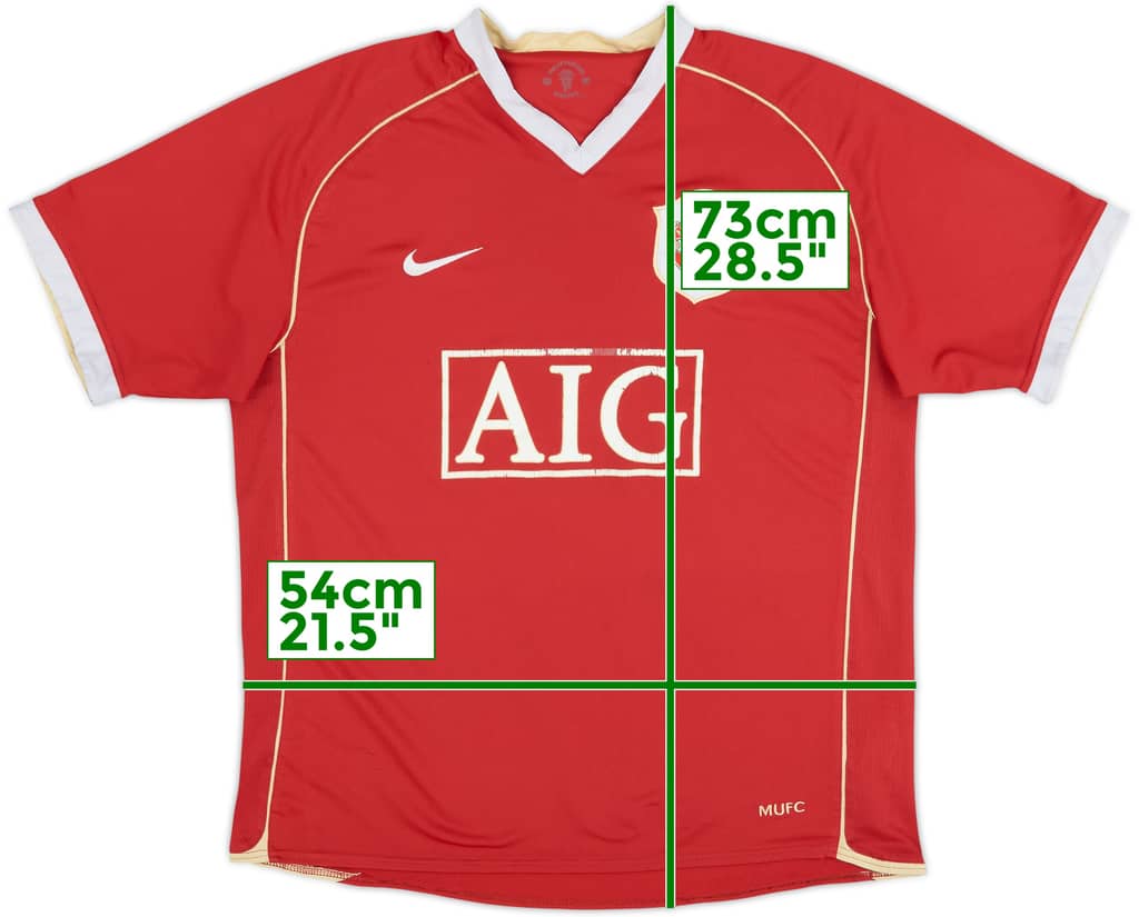 2006-07 Manchester United Home Shirt - 5/10 - (L)