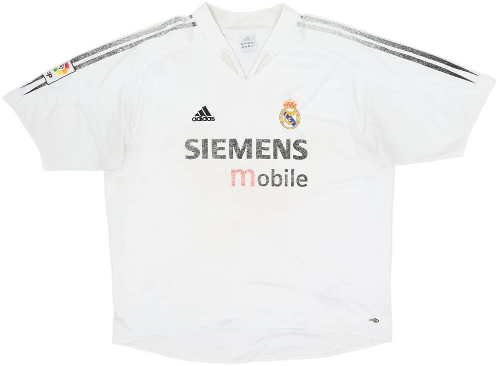2004-05 Real Madrid Home Shirt - 3/10 - (XXL)