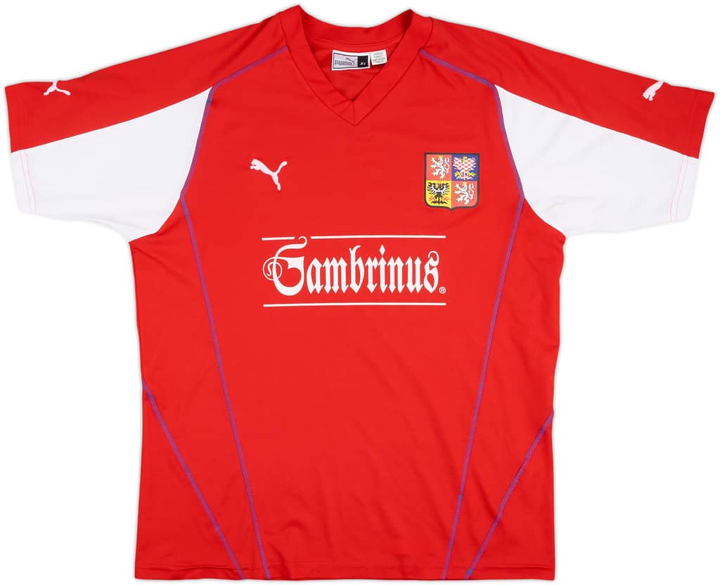 2004-05 Czech Republic Home/Training Shirt - 7/10 - (XL)
