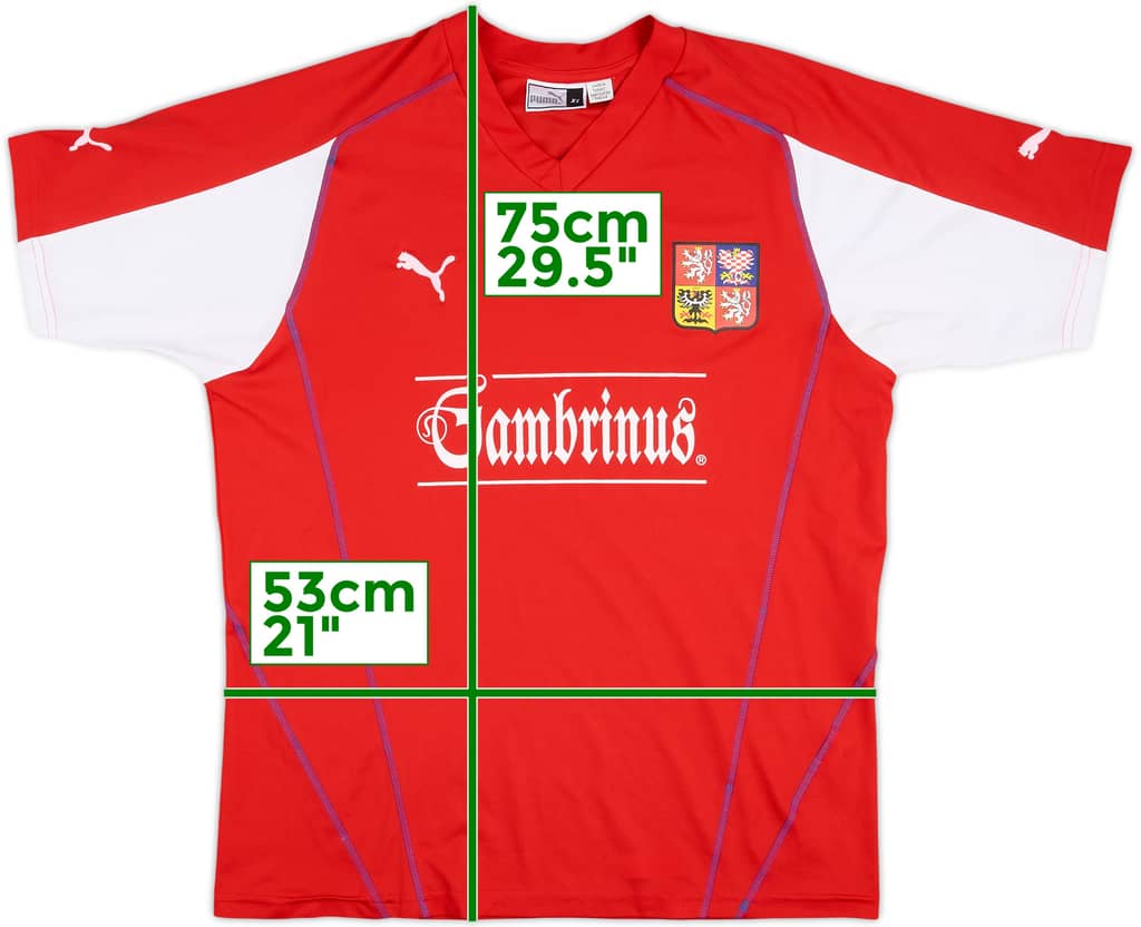 2004-05 Czech Republic Home/Training Shirt - 7/10 - (XL)