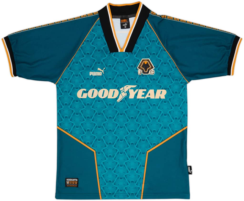 1996-97 Wolves Away Shirt - 8/10 - (M)