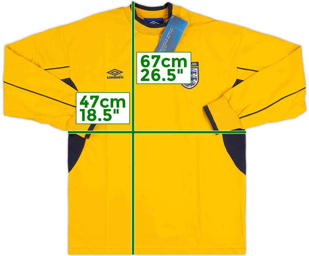 1999-01 England GK Shirt (L.Boys)