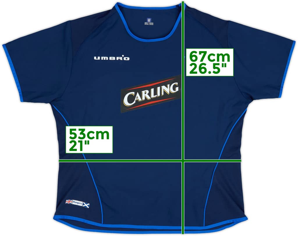 20005-06 Rangers Third Shirt - 6/10 - (Women's L)