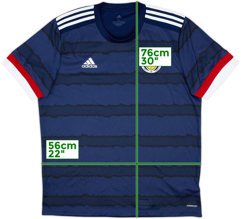 2020-22 Scotland Home Shirt - 9/10 - (XL)