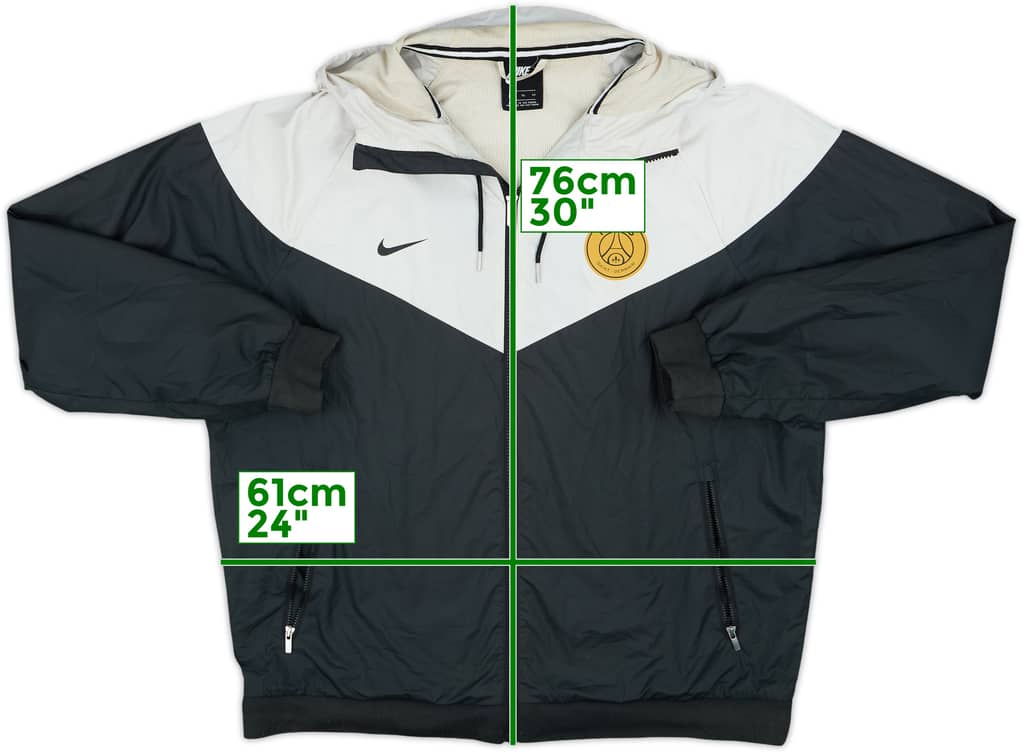 2018-19 Paris Saint-Germain Nike Hooded Track Jacket - 8/10 - (XL)