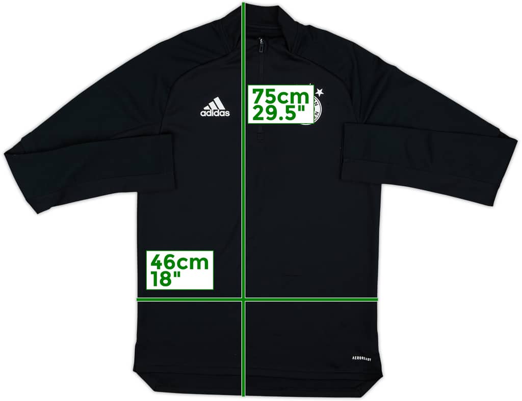 2020-21 Bayern Munich adidas 1/4 Zip Top de entrenamiento - 8/10 - (S)