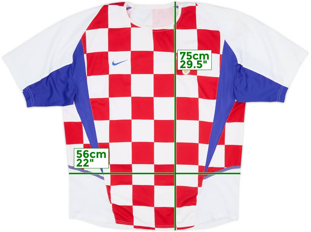 2002-04 Croatia Home Shirt - 8/10 - (XXL)