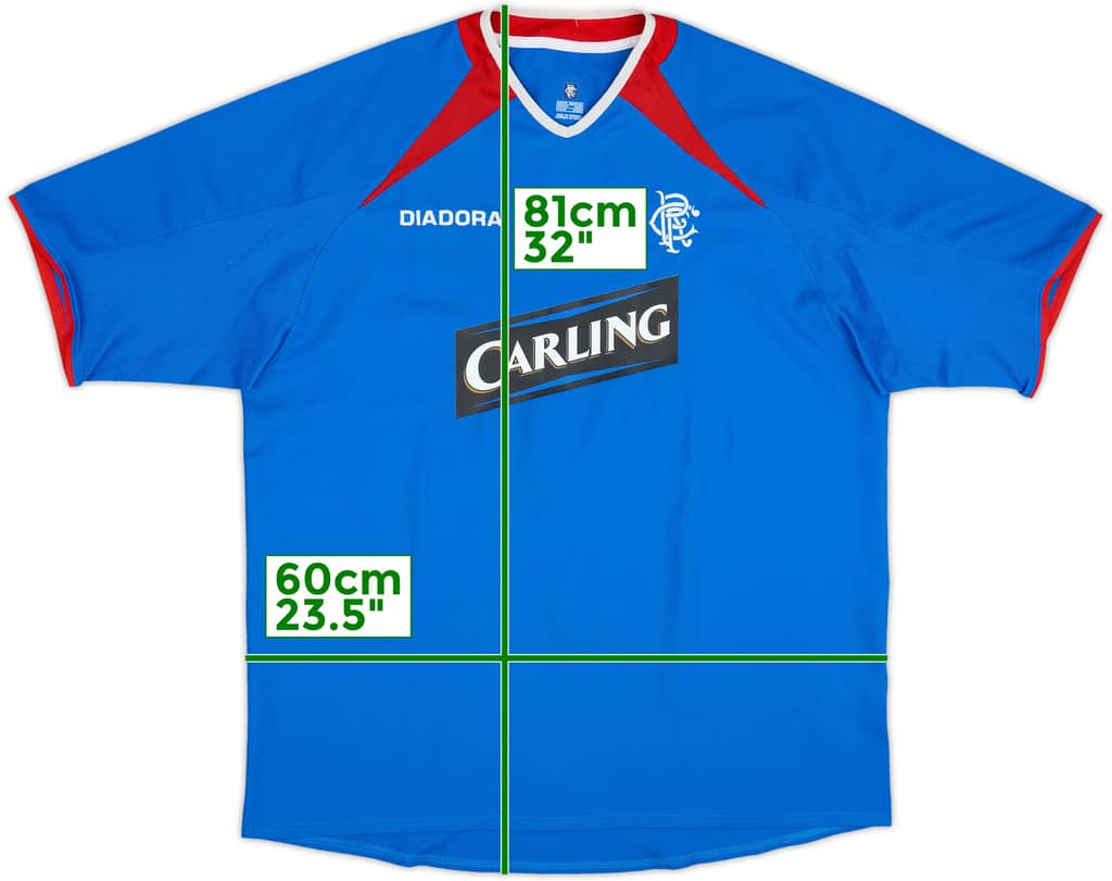 2003-05 Rangers Home Shirt - 7/10 - (XL)
