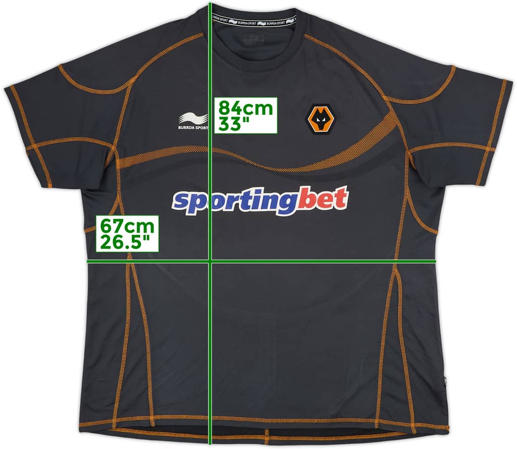 2010-11 Wolves Burrda Sport Training Shirt - 8/10 - (Women's XL)